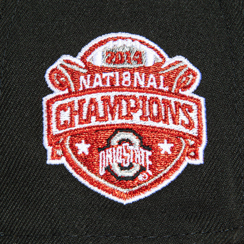 New Era 59Fifty Ohio State Buckeyes 2014 National Champions Patch Hat - Black, Red New Era