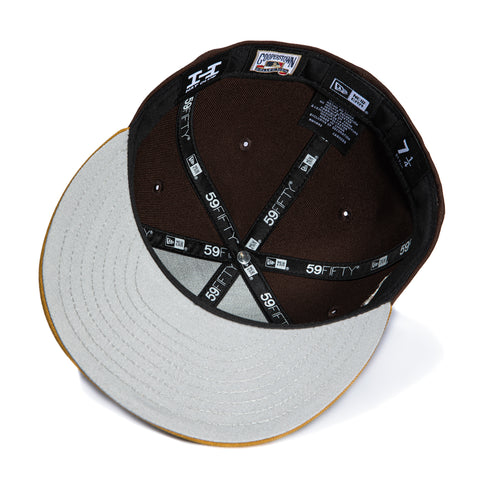 New Era 59Fifty Sepia Minnesota Twins 1991 World Series Patch Hat - Brown, Khaki