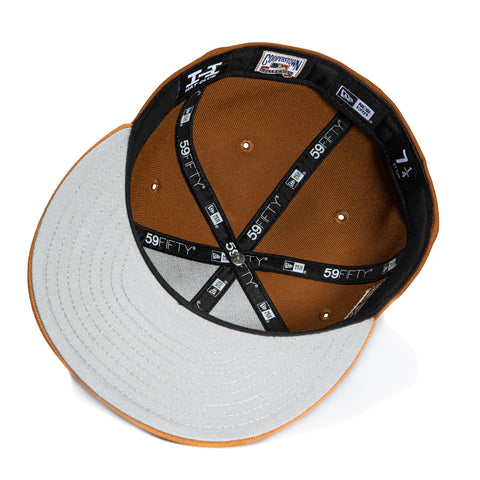 New Era 59Fifty Sepia Chicago White Sox 95th Anniversary Patch Hat - Brown, Khaki