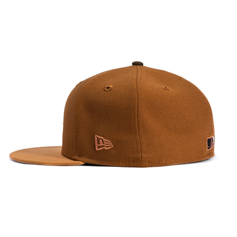 New Era 59Fifty Sepia Chicago White Sox 95th Anniversary Patch Hat - Brown, Khaki