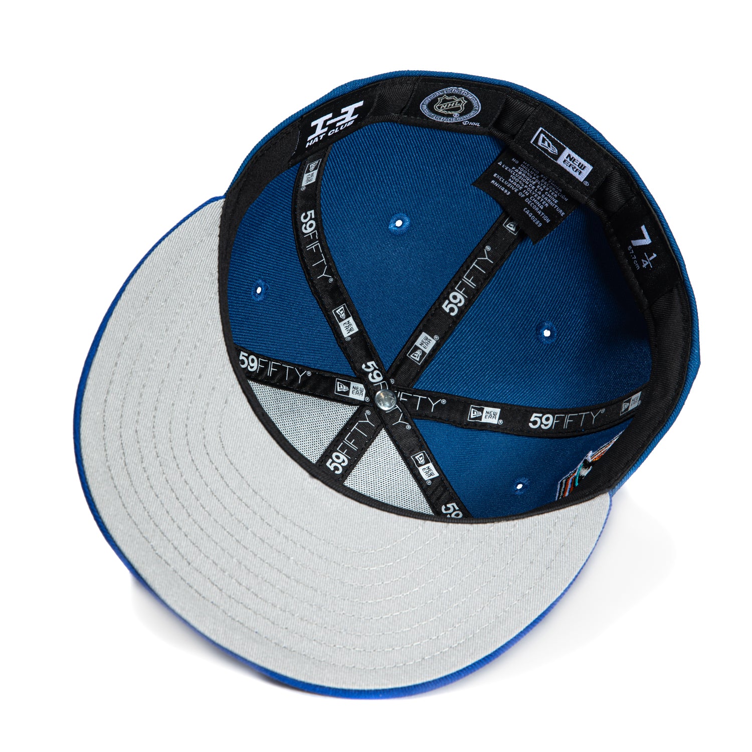 New Era 59Fifty Blue Ice San Jose Sharks 20th Anniversary Patch