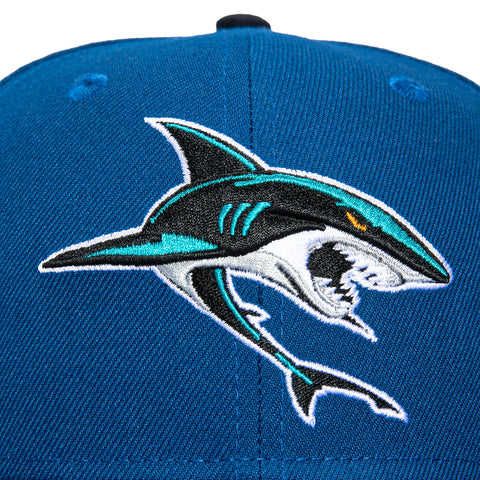 New Era 59Fifty Blue Ice San Jose Sharks 20th Anniversary Patch Alternate Hat - Royal, Royal