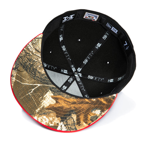 New Era 59Fifty St Louis Cardinals 2006 World Series Patch Realtree UV Hat - Black, Red