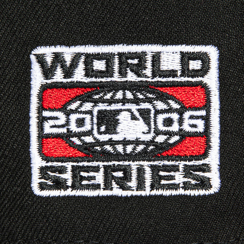 New Era 59Fifty St Louis Cardinals 2006 World Series Patch Realtree UV Hat - Black, Red