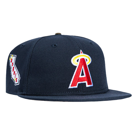 New Era 59Fifty Los Angeles Angels State Patch Realtree UV Hat - Navy
