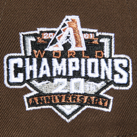 New Era 59Fifty Arizona Diamondbacks 20th Anniversary Champions Patch A Realtree UV Hat - Brown