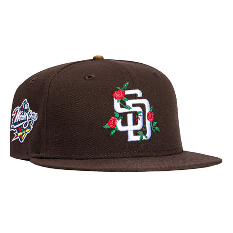 New Era 59Fifty San Diego Padres 1998 World Series Patch Rose Realtree UV Hat - Brown