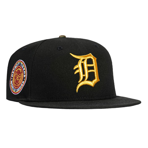 New Era 59Fifty Detroit Tigers 1968 World Series Patch Realtree UV Hat - Black
