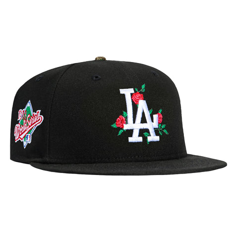 New Era 59Fifty Los Angeles Dodgers 1988 World Series Patch Realtree UV Hat - Black