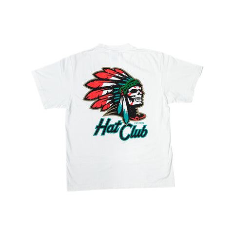 Hat Club Skull Chief Tee - White Hat Club