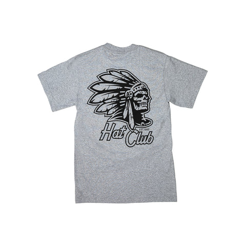 Hat Club Skull Chief Tee - Heather Grey Hat Club