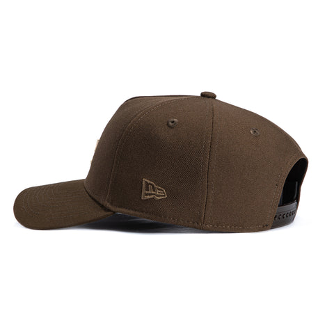 New Era 9Forty A-Frame Arizona Diamondbacks Inaugural Patch A Snapback Hat - Brown