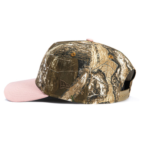 New Era 9Forty A-Frame Arizona Diamondbacks 2001 World Series Patch D Snapback Hat - Realtree, Pink