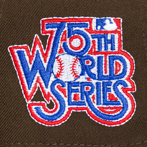 New Era 9Forty A-Frame New York Yankees 1978 World Series Patch Snapback Hat - Brown, Ivory