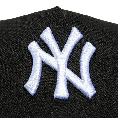 New Era 9Forty A-Frame New York Yankees Subway Series Patch Snapback Hat - Black, Graphite