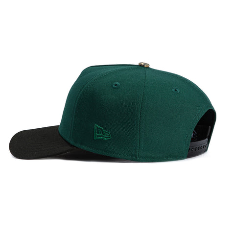 New Era 9Forty A-Frame Seattle Mariners 2023 All Star Game Patch Realtree UV Snapback Hat - Green, Black