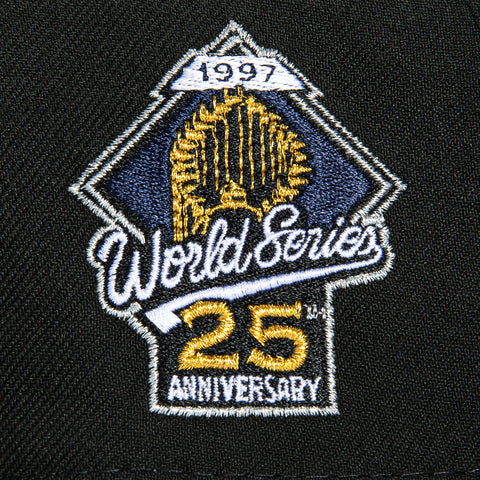 New Era 9Forty A-Frame Miami Marlins 25th Anniversary Champions Patch Realtree UV Snapback Hat - Black