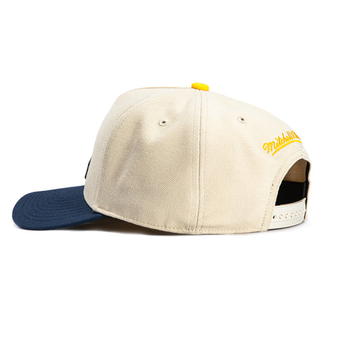 MN WARRIORS PRO PINCH STN/NVY SN Mitchell and Ness