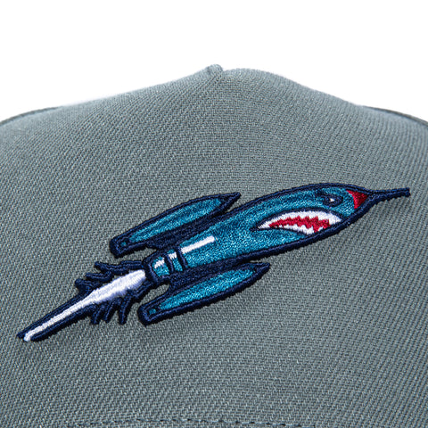 MN ROCKETS PRO PINCH GRY/NVY SN Mitchell and Ness