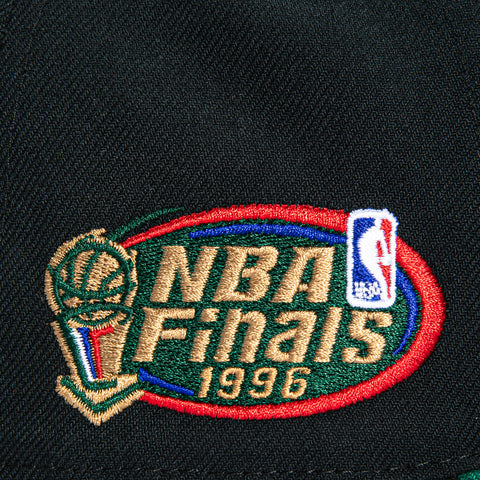 MN SONICS PRO PINCH BLK/GRN SN Mitchell and Ness
