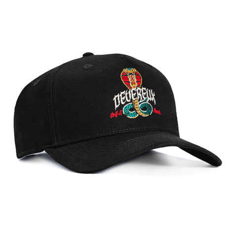 Devereux A-Frame Cobra The A-Player Snapback Hat - Black Devereux