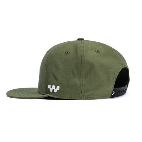 Devereux Patch The Player Snapback Hat - Olive Devereux