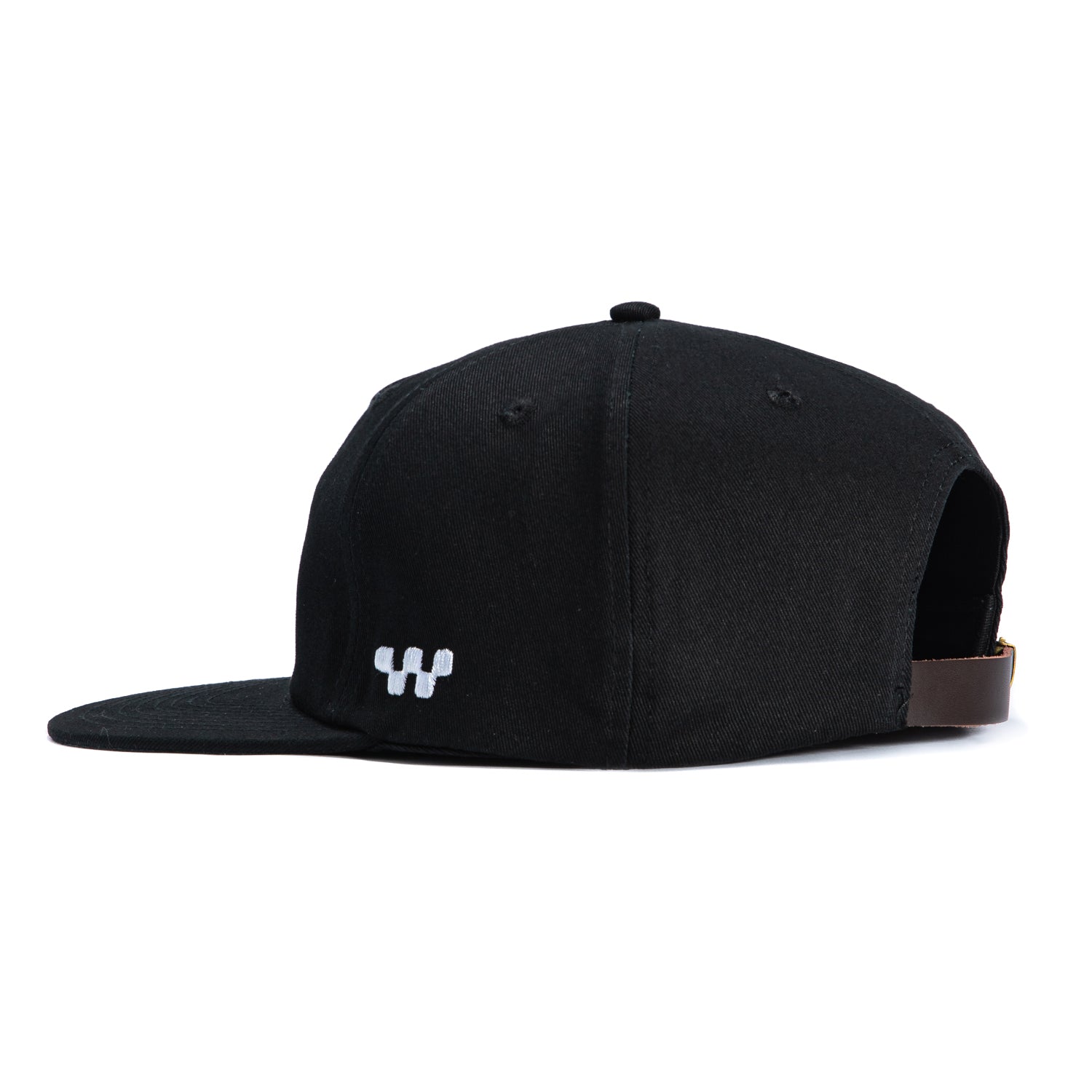 Devereux Skull Caddy The Heffy Adjustable Strapback Hat - Black
