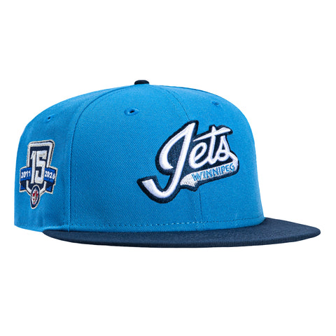 2TONE WINNIPEG JETS 15TH SCRIPT ROY/NVY New Era