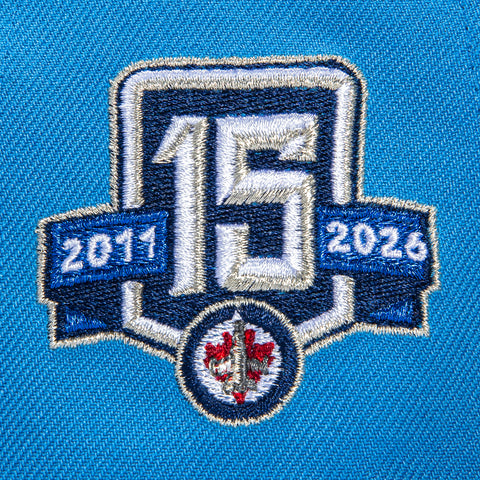 2TONE WINNIPEG JETS 15TH SCRIPT ROY/NVY New Era