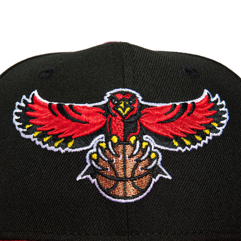 New Era 59Fifty Atlanta Hawks 2003 All Star Game Patch Hat - Black, Red New Era