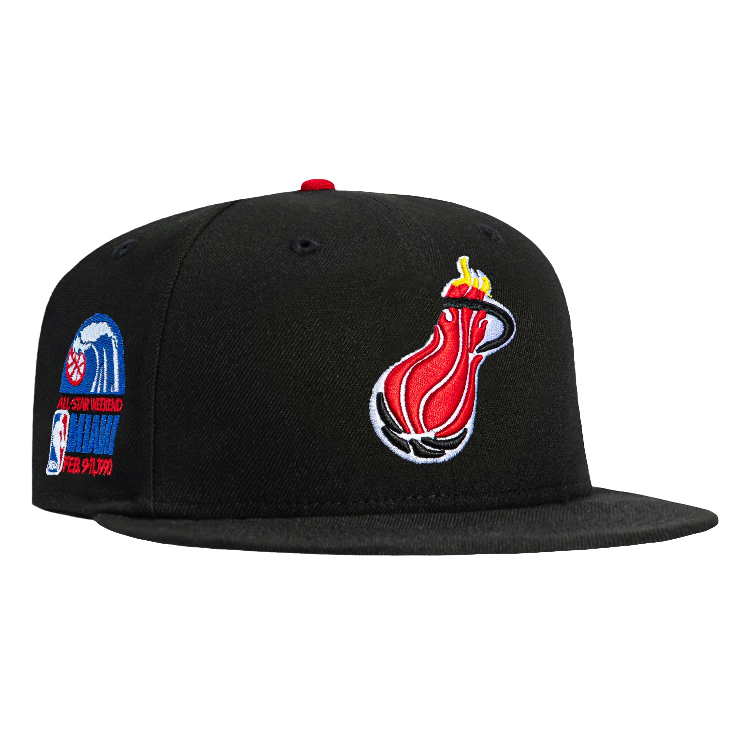 New Era 59Fifty Miami Heat 1990 All Star Game Patch Hat - Black