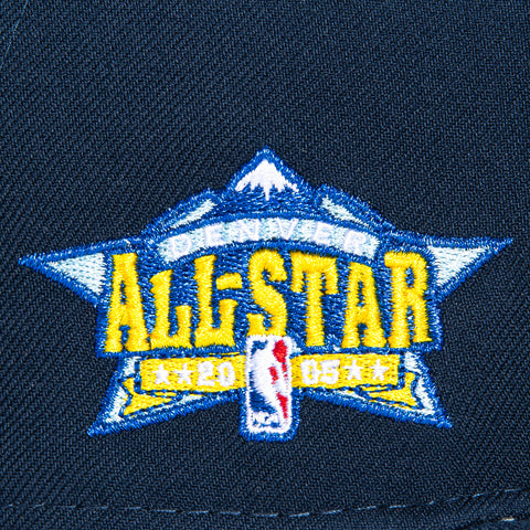 New Era 59Fifty Denver Nuggets 2005 All Star Game Patch Hat - Navy New Era
