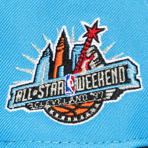 New Era 59Fifty Cleveland Cavaliers 1997 All Star Game Patch Hat - Light Blue, Black New Era