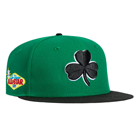 New Era 59Fifty Boston Celtics 2007 All Star Game Patch Alternate Hat - Kelly, Black New Era