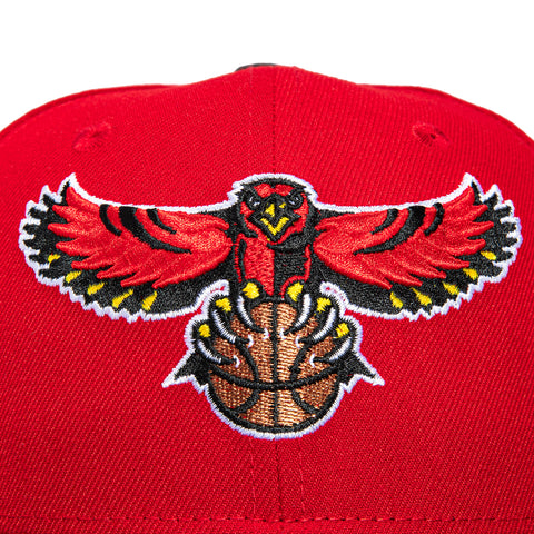 New Era 59Fifty Atlanta Hawks 2005 All Star Game Patch Hat - Red, Black New Era