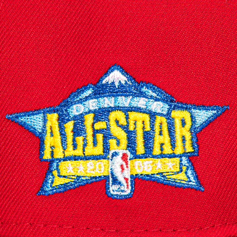 New Era 59Fifty Atlanta Hawks 2005 All Star Game Patch Hat - Red, Black New Era