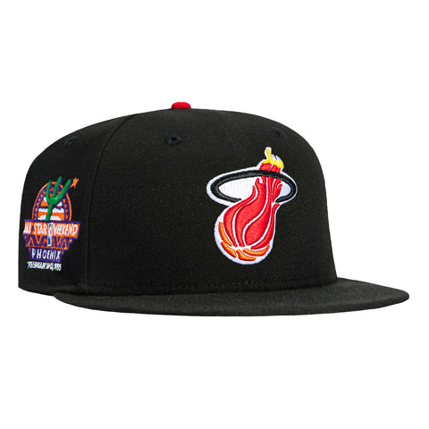 New Era 59Fifty Miami Heat 1995 All Star Game Patch Hat - Black New Era