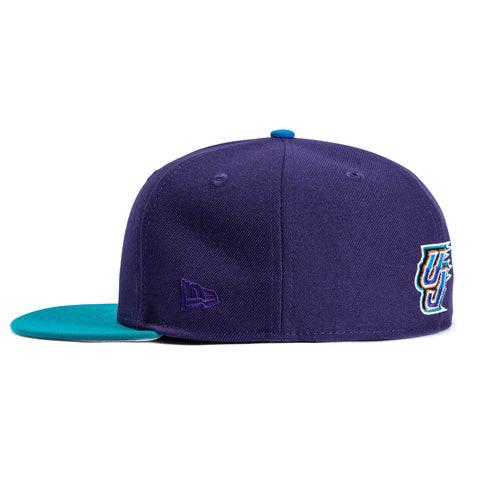 New Era 59Fifty Utah Jazz 1993 All Star Game Patch Alternate Hat - Purple, Teal New Era