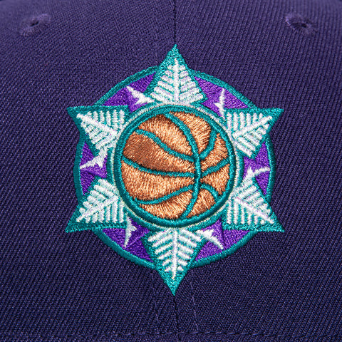 New Era 59Fifty Utah Jazz 1993 All Star Game Patch Alternate Hat - Purple, Teal New Era