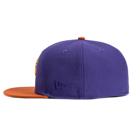 New Era 59Fifty Phoenix Suns 2009 All Star Game Patch Hat - Purple, Burnt Orange New Era