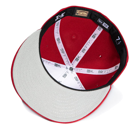 New Era 59Fifty Los Angeles Lakers 2007 All Star Game Patch Motion Rail Hat - White, Cardinal New Era