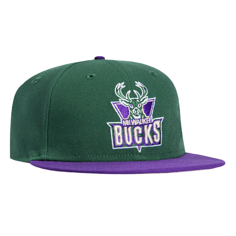 NBA CORE 2TONE BUCKS 93 GRN/PUR New Era