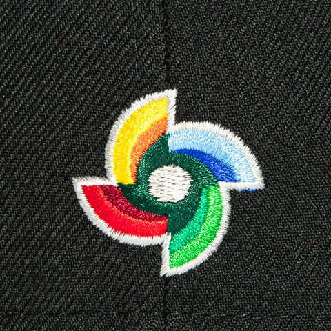 New Era 59Fifty Mexico World Baseball Classic Mexico Flag Patch Red UV Hat - Black New Era