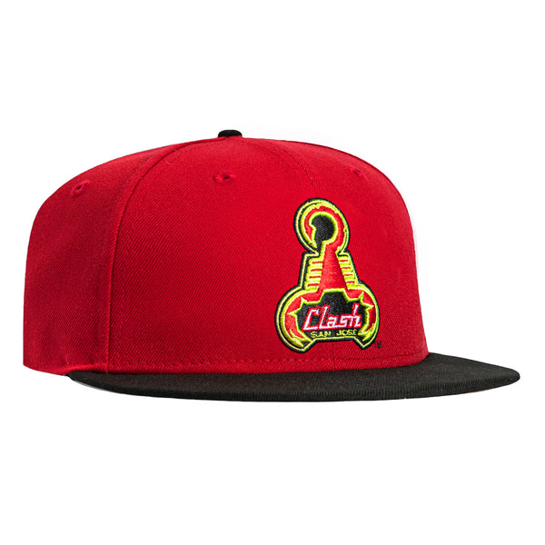 New Era 59Fifty San Jose Earthquakes Clash Hat - Red, Black – Hat Club