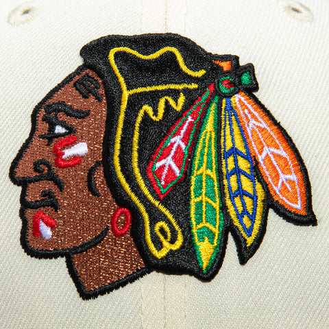 2TONE BLACKHAWKS 100TH WHT/BLK New Era