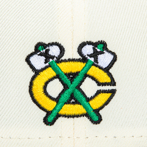 2TONE BLACKHAWKS 100TH WHT/BLK New Era