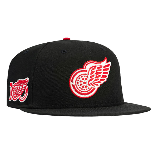 New Era 59Fifty Detroit Red Wings 100th Anniversary Patch Hat