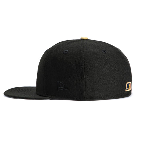 New Era 59Fifty Cleveland Guardians 1995 American League Champions Patch 1973 Hat - Black New Era