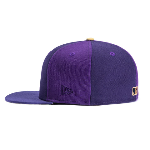 New Era 59Fifty Chicago Cubs 2025 Tokyo Series Patch Pinwheel Hat - Purple, Purple New Era