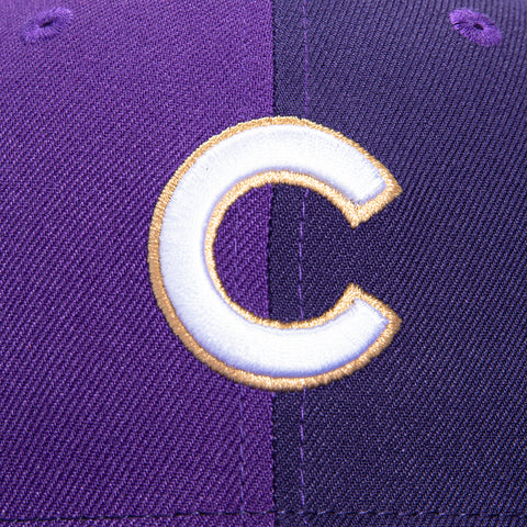 New Era 59Fifty Chicago Cubs 2025 Tokyo Series Patch Pinwheel Hat - Purple, Purple New Era